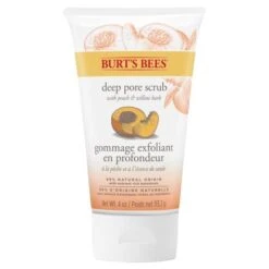 Burt's Bee Peach &amp; Willow Bark Deep Pore Scrub