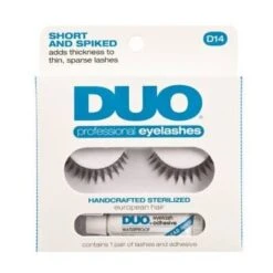 DUO Professional Eyelashes D14 - Short And Spiked
