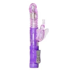 EasyToys Stotende Butterfly Vibrator - Paars