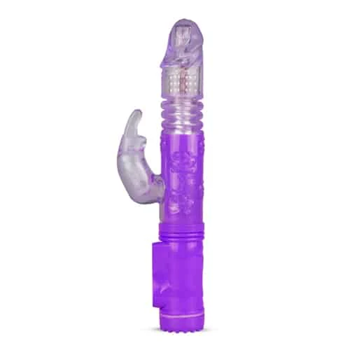 EasyToys Stotende Rabbit Vibrator - Paars - Afbeelding 3