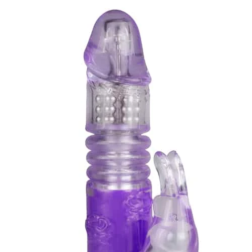 EasyToys Stotende Rabbit Vibrator - Paars - Afbeelding 4