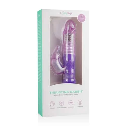 EasyToys Stotende Rabbit Vibrator - Paars - Afbeelding 7