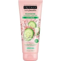Freeman Face Clay Mask Cucumber + Pink Salt